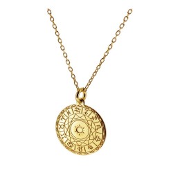 Collier Médaille Signes du zodiaque en argent 925