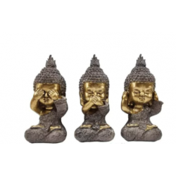 3 Bouddhas Aveugle Sourd Muet