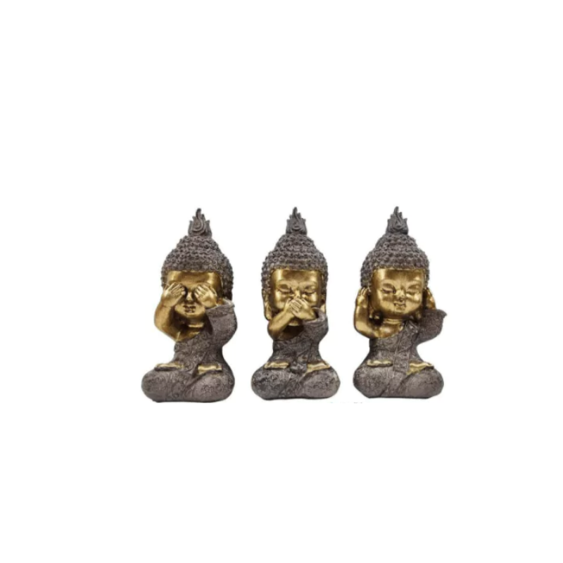 3 Bouddhas Aveugle Sourd Muet