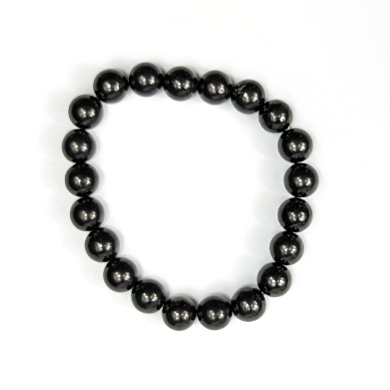 Bracelet pierres naturelles - Tourmaline Noire - Qualité A - 8 mm