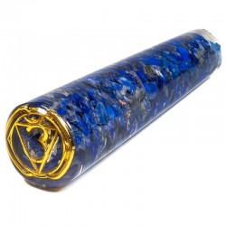 Bâton de massage - Orgonite - Lapis Lazuli - Chakra du 3ème Œil